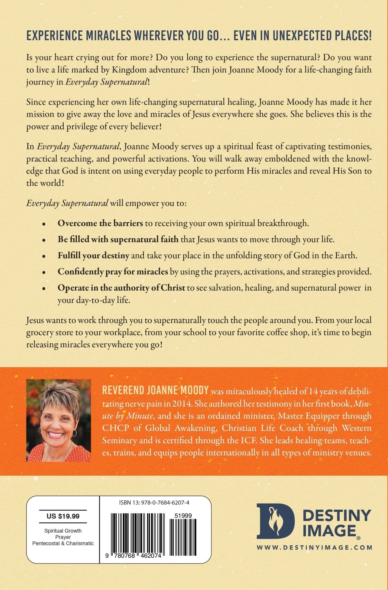 Everyday Supernatural: Experiencing God's Unexpected Manifestation in Your Life Paperback – April 19, 2022 - Faith & Flame - Books and Gifts - Destiny Image - 9780768462074