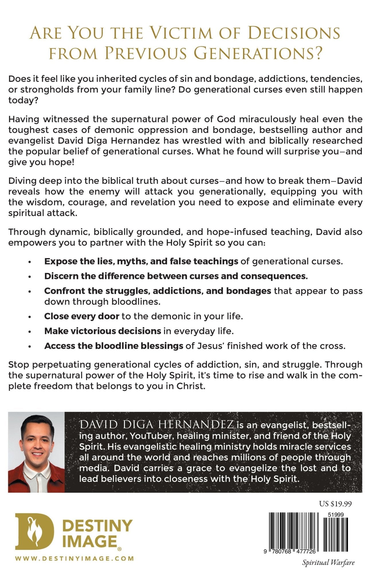 Holy Spirit: The Curse Breaker: Experience Permanent Deliverance from Generational Cycles Paperback – August 6, 2024 - Faith & Flame - Books and Gifts - Destiny Image - 9780768477726