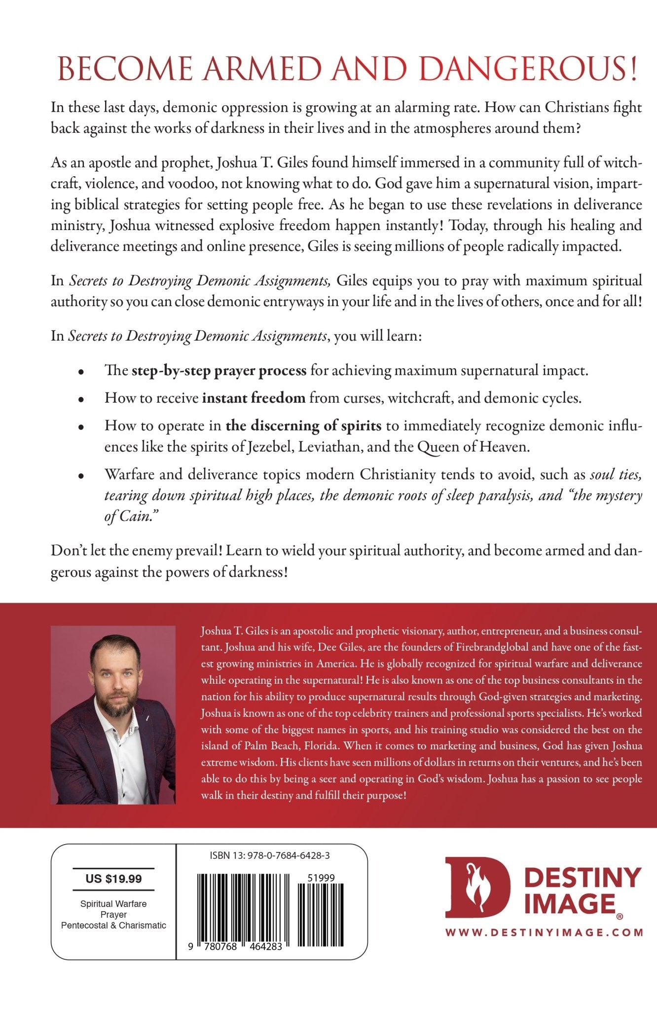 Secrets to Destroying Demonic Assignments: The Ultimate Spiritual Warfare and Deliverance Handbook Paperback – March 21, 2023 - Faith & Flame - Books and Gifts - Destiny Image - 9780768464283