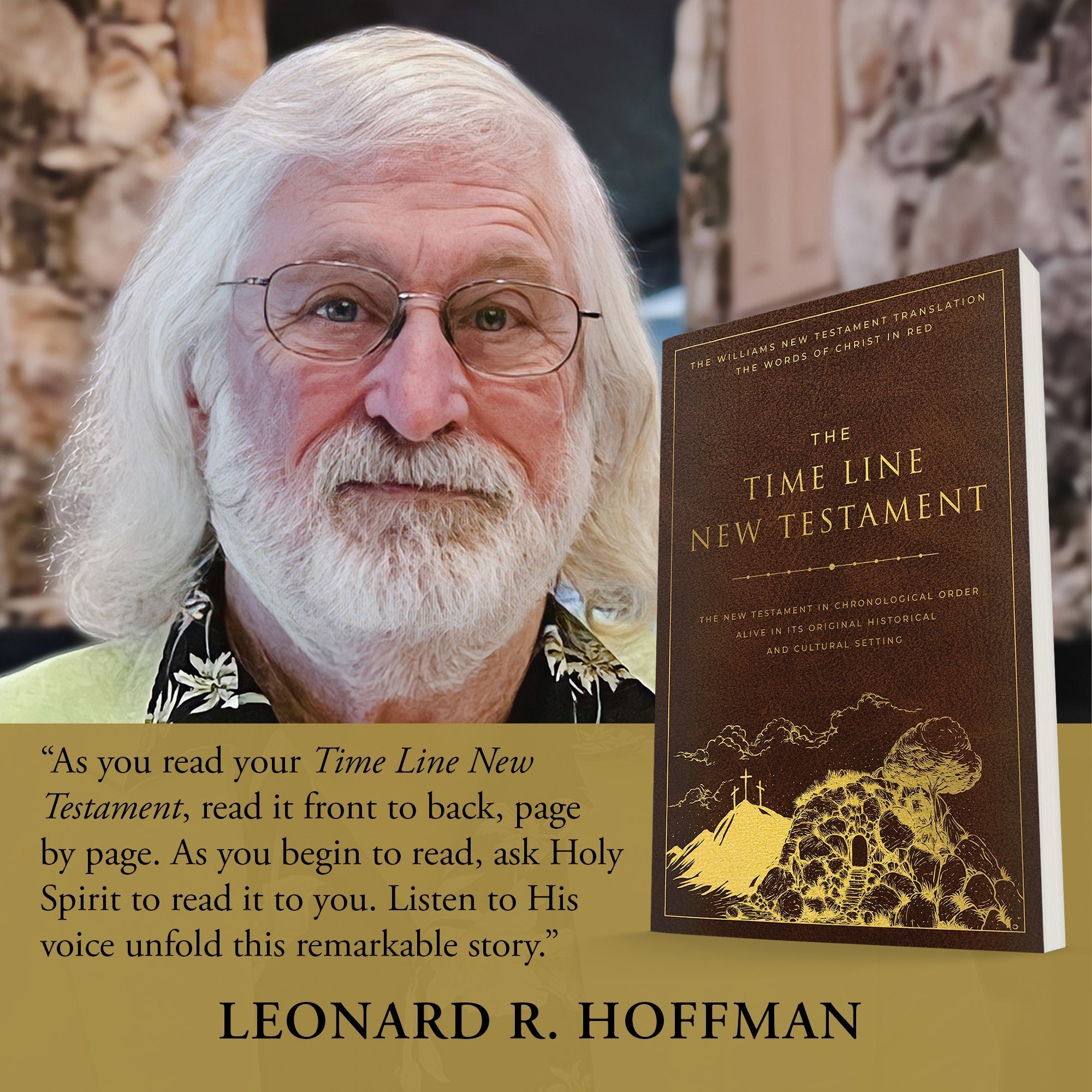 The Time Line New Testament Bible (2023) (Leather Look with Gold Foil Imprint and Gold Foil Pages) (Words of Christ in Red) (Full Color Interior and Maps) (Imitation Leather – January 17, 2023) - Faith & Flame - Books and Gifts - Destiny Image - 9780768463996