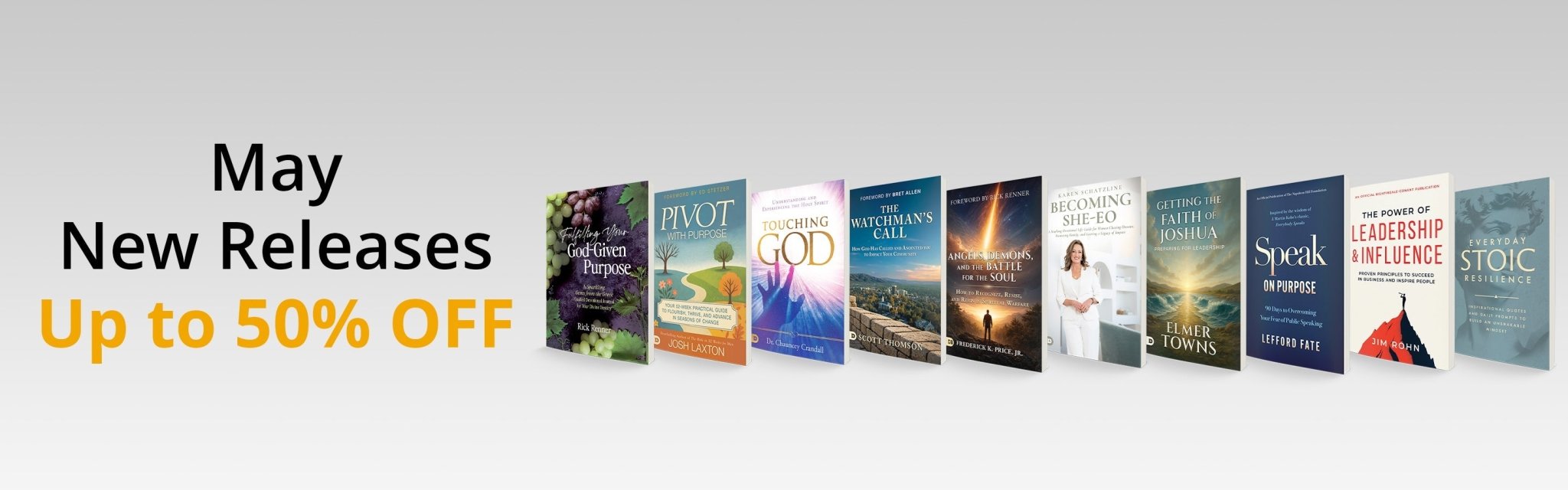 May 2026 New Releases - Faith & Flame - Books and Gifts
