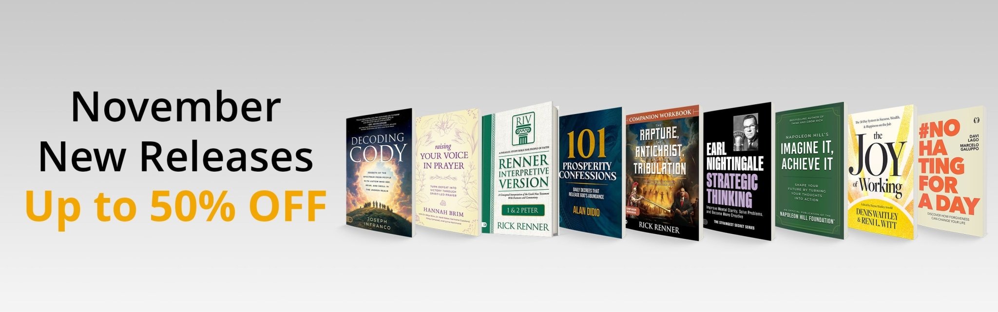 November 2025 New Releases - Faith & Flame - Books and Gifts
