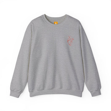 1 Corinthians 16:14 Crewneck Sweatshirt - Faith & Flame - Books and Gifts - Printify - 