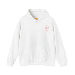 1 Corinthians 16:14 Hoodie - Faith & Flame - Books and Gifts - Printify - 