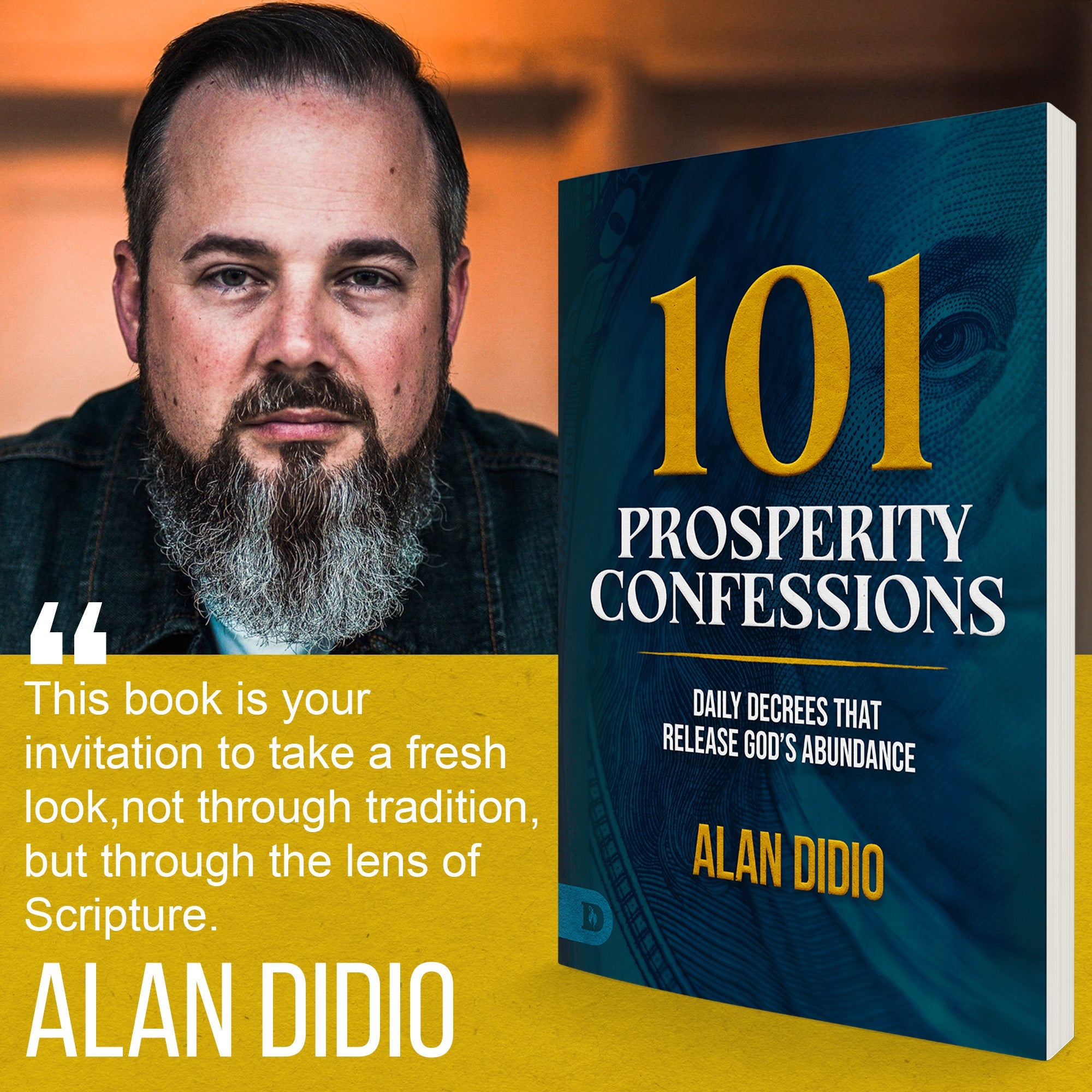 101 Prosperity Confessions: Daily Decrees That Release God's Abundance – November 4, 2025 - Faith & Flame - Books and Gifts - Destiny Image - 9798881506667