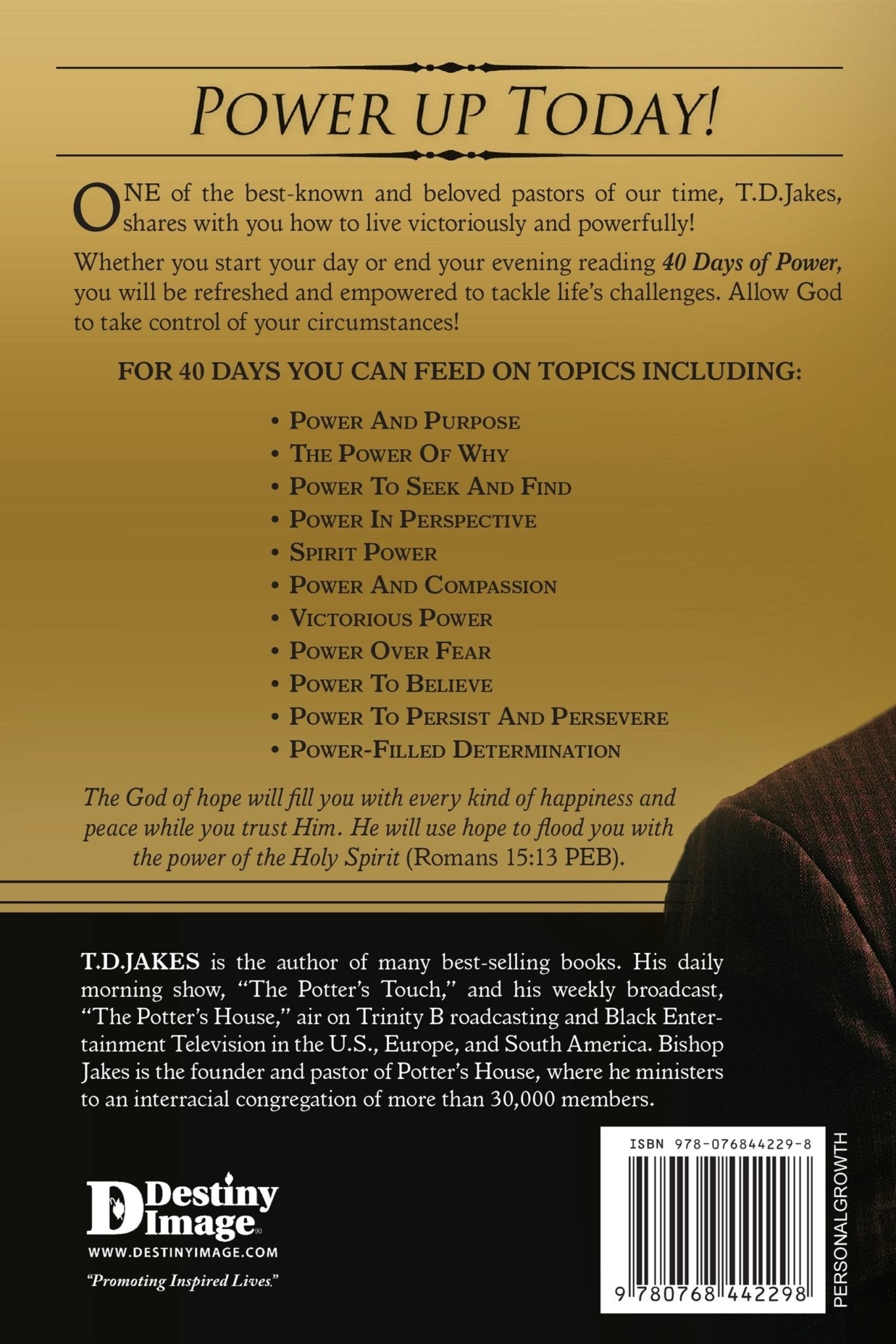 40 Days of Power Trade Paper - Faith & Flame - Books and Gifts - Destiny Image - 9780768442298