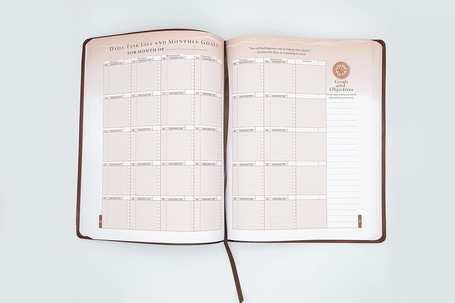 Napoleon Hill® Think and Grow Rich® Planner and Calendar (An Official Publication of the Napoleon Hill Foundation®)