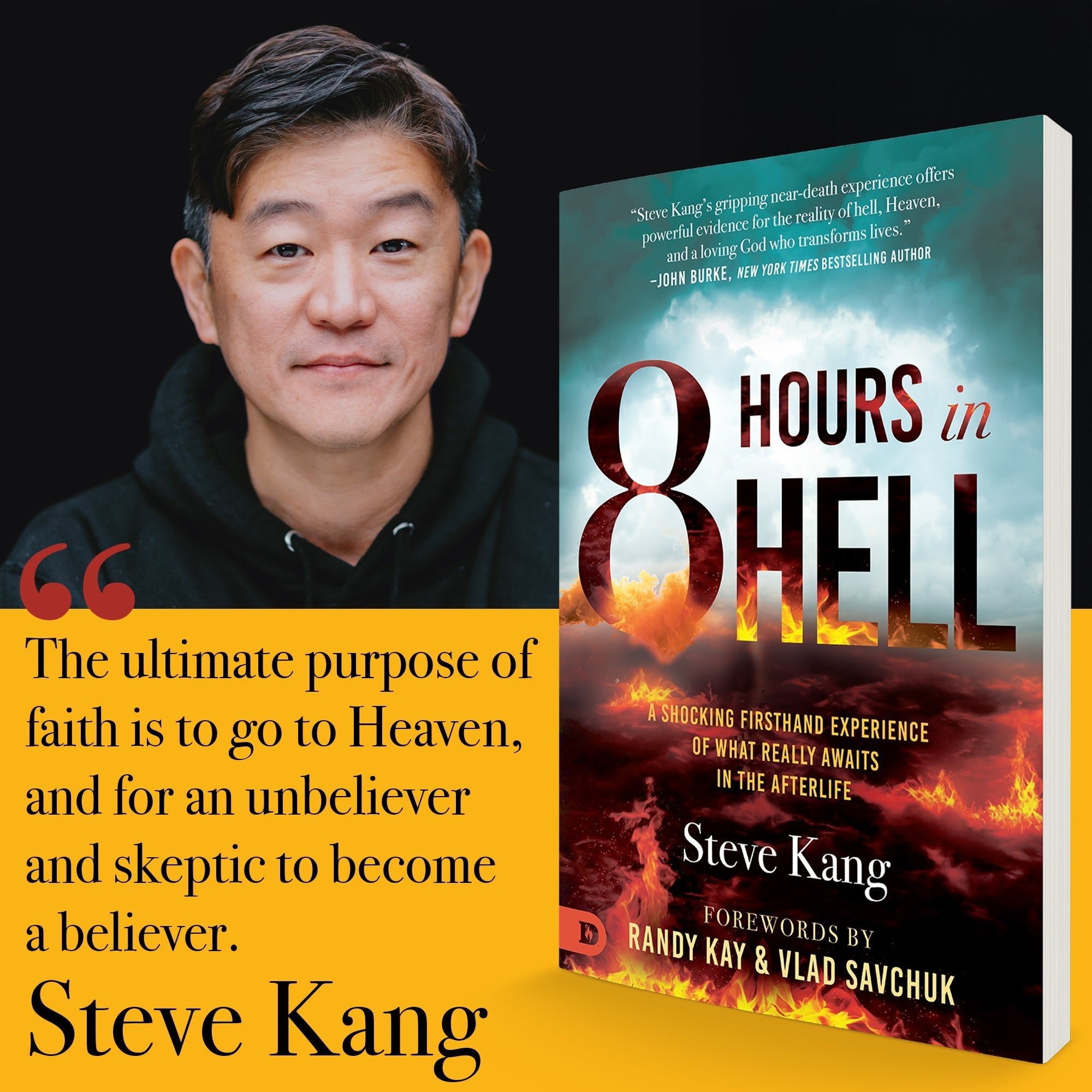 8 Hours in Hell: A Shocking Firsthand Experience of What Really Awaits in the Afterlife Paperback – October 7, 202 - Faith & Flame - Books and Gifts - Destiny Image - 9798881503765