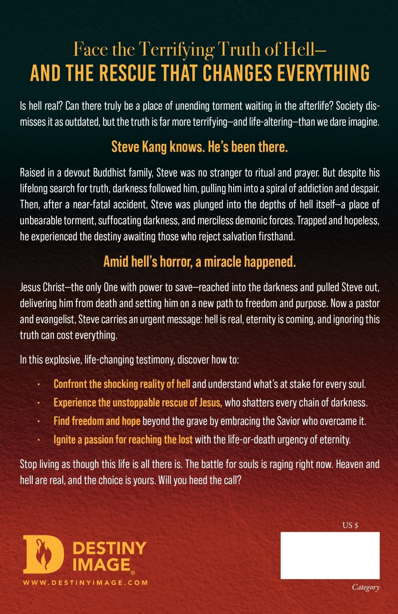 8 Hours in Hell: A Shocking Firsthand Experience of What Really Awaits in the Afterlife Paperback – October 7, 202 - Faith & Flame - Books and Gifts - Destiny Image - 9798881503765