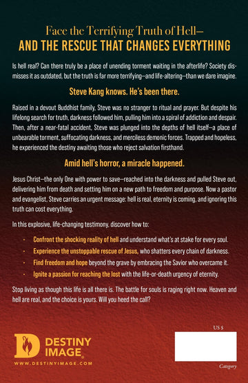 8 Hours in Hell: A Shocking Firsthand Experience of What Really Awaits in the Afterlife Paperback – October 7, 202 - Faith & Flame - Books and Gifts - Destiny Image - 9798881503765