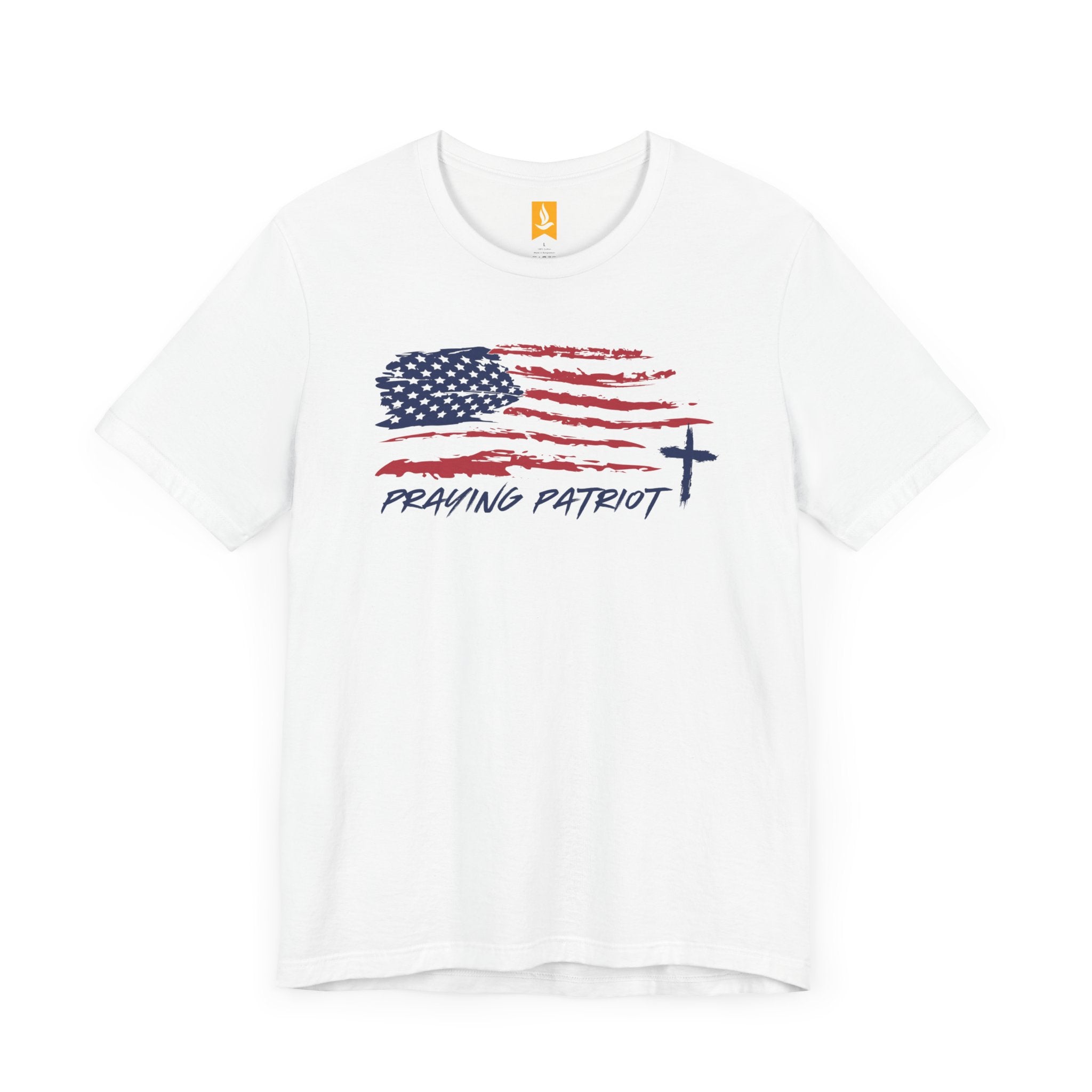 Camiseta patriota en oración