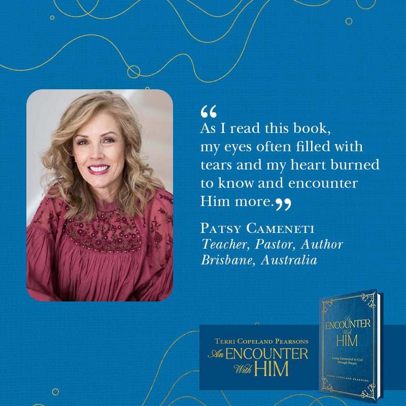 An Encounter with Him: Living Connected to God Through Prayer Hardcover – August 6, 2024 - Faith & Flame - Books and Gifts - Harrison House - 9781604635300