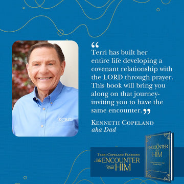 An Encounter with Him: Living Connected to God Through Prayer Hardcover – August 6, 2024 - Faith & Flame - Books and Gifts - Harrison House - 9781604635300