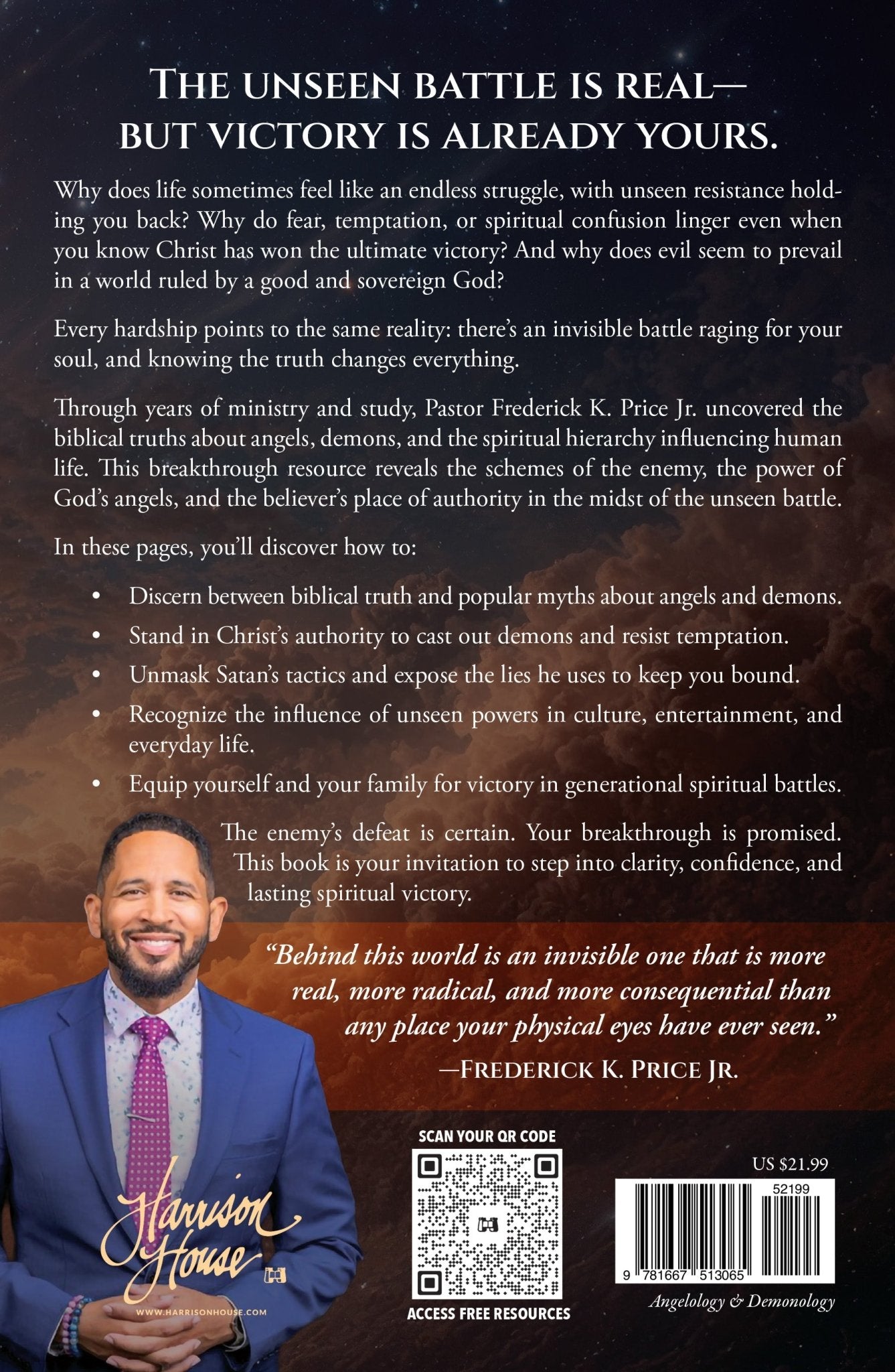 Angels, Demons, and the Battle for the Soul: How to Recognize, Resist, and Reign in Spiritual Warfare – May 5, 2026 - Faith & Flame - Books and Gifts - Harrison House - 9781667513065