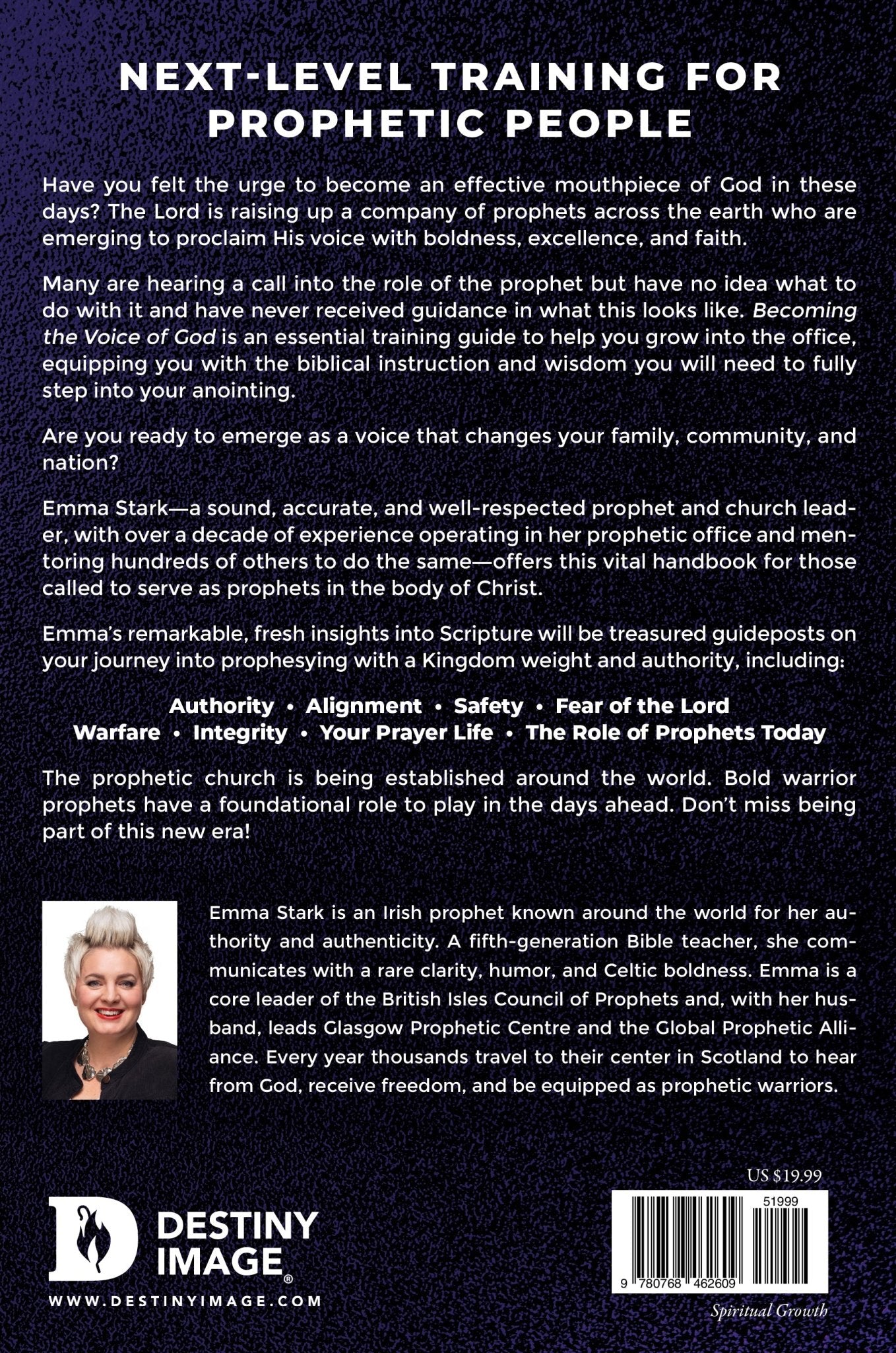 Becoming the Voice of God: Next-Level Training for Prophetic People Paperback – December 5, 2023 - Faith & Flame - Books and Gifts - Destiny Image - 9780768462609