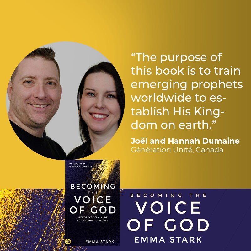 Becoming the Voice of God: Next-Level Training for Prophetic People Paperback – December 5, 2023 - Faith & Flame - Books and Gifts - Destiny Image - 9780768462609