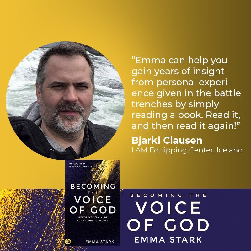 Becoming the Voice of God: Next-Level Training for Prophetic People Paperback – December 5, 2023 - Faith & Flame - Books and Gifts - Destiny Image - 9780768462609