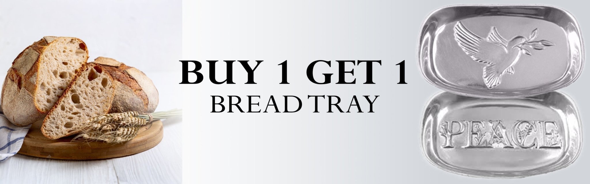 Buy 1 Get 1 Free Bread Tray - Faith & Flame - Books and Gifts - Faith & Flame - Books and Gifts - TBOGO2