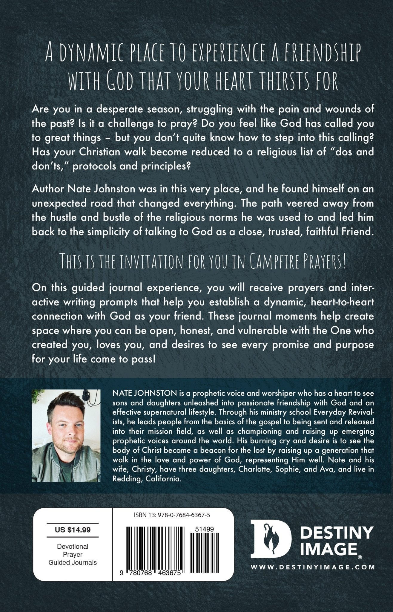 Campfire Prayers: A Guided Journal for Discovering Your Purpose Paperback – September 6, 2022 - Faith & Flame - Books and Gifts - Destiny Image - 9780768463675