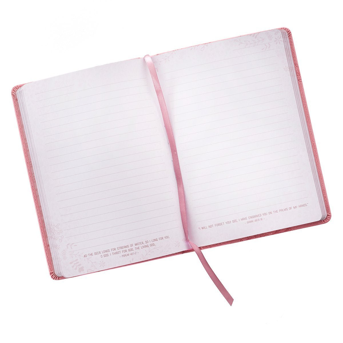 Christian Art Gifts Pink Faux Leather Journal, I Know The Plans Jeremiah 29:11 Bible Verse, Slim Line Flexcover Inspirational Notebook w/Ribbon Marker, 240 Lined Pages, 6 x 8.5 x .8 Inches (Imitation Leather) – October 2, 2017 - Faith & Flame - Books and Gifts - CHRISTIAN ART GIFTS - 9781432124908