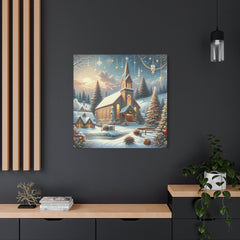 Christmas Celebration Matte Canvas - Faith & Flame - Books and Gifts - Printify -