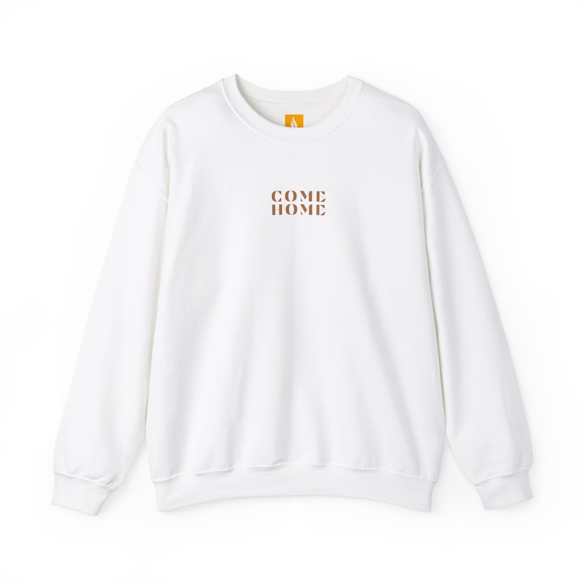 Come Home Crewneck Sweatshirt - Faith & Flame - Books and Gifts - Printify - 