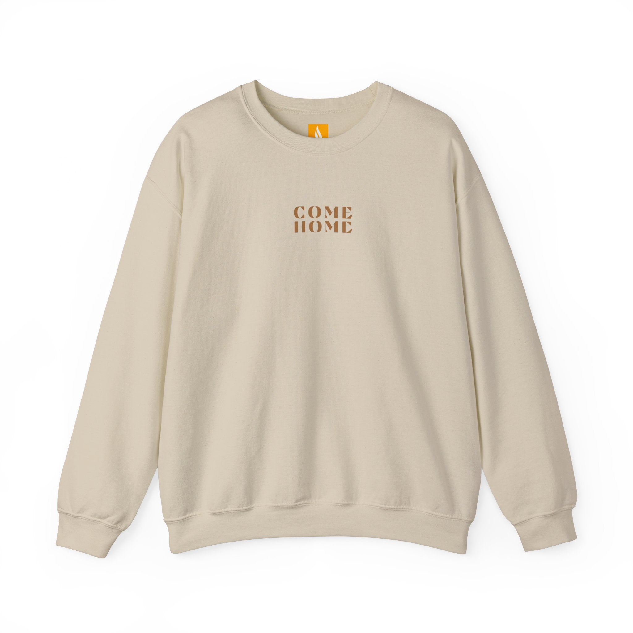 Come Home Crewneck Sweatshirt - Faith & Flame - Books and Gifts - Printify - 