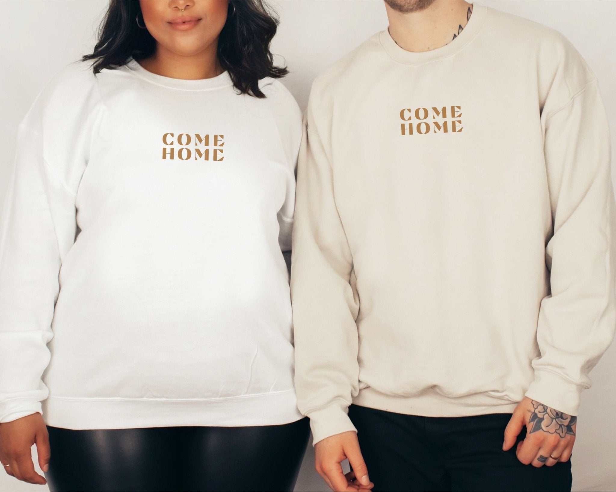 Come Home Crewneck Sweatshirt - Faith & Flame - Books and Gifts - Printify - 