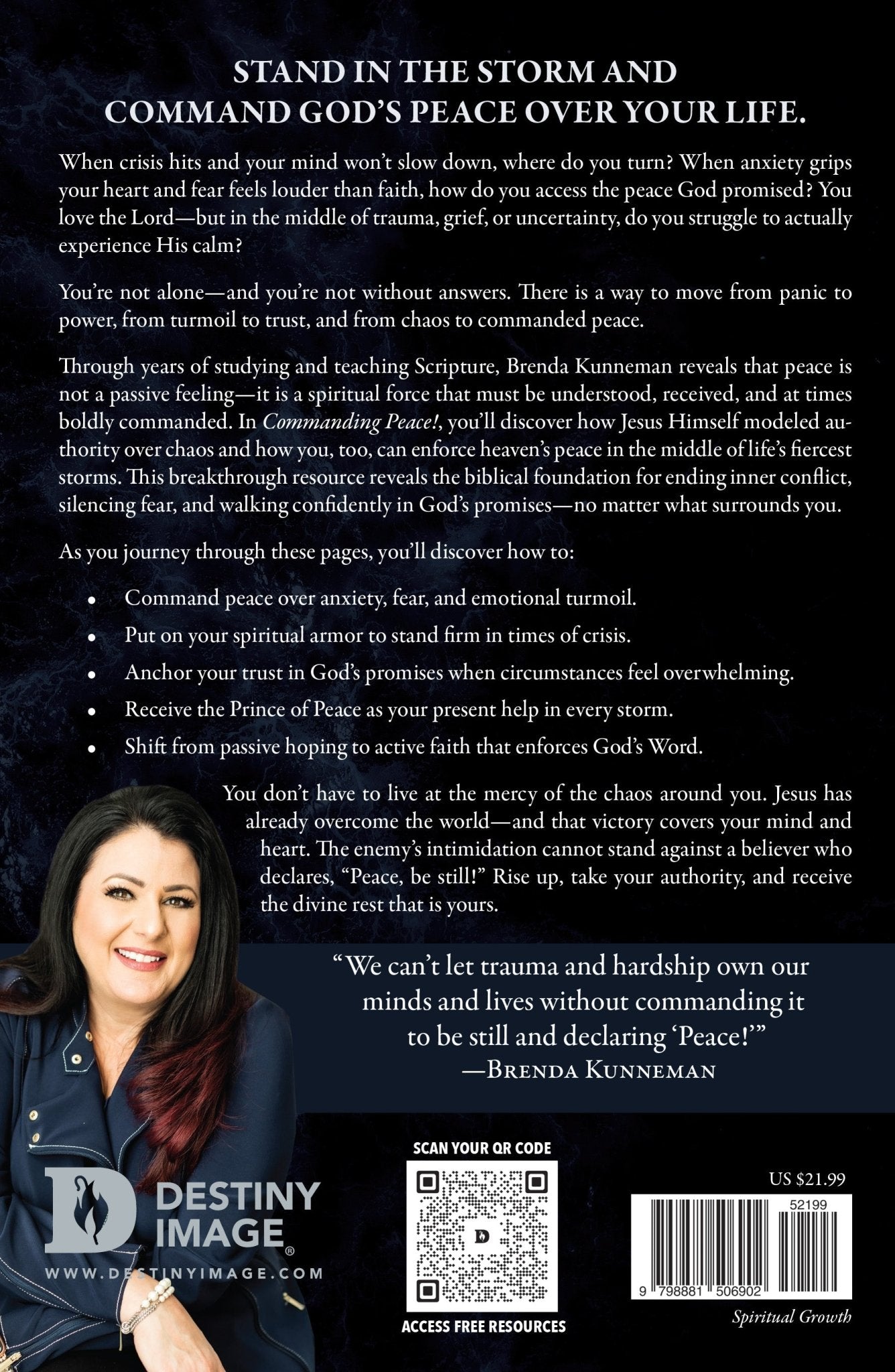 Commanding Peace - September 2026 - Faith & Flame - Books and Gifts - Destiny Image - 9798881506902