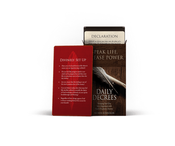 Daily Decree Card Deck - September 6, 2025 - Faith & Flame - Books and Gifts - Destiny Image - 9798881502652