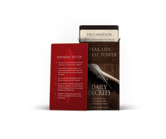 Daily Decree Card Deck - September 6, 2025 - Faith & Flame - Books and Gifts - Destiny Image - 9798881502652