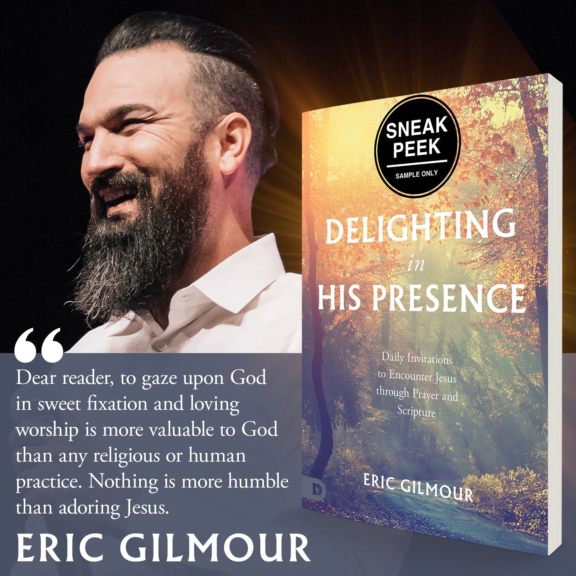 Delighting in His Presence: Daily Invitations to Encounter Jesus through Prayer and Scripture - August 2024 - Faith & Flame - Books and Gifts - Destiny Image - 9780768478365