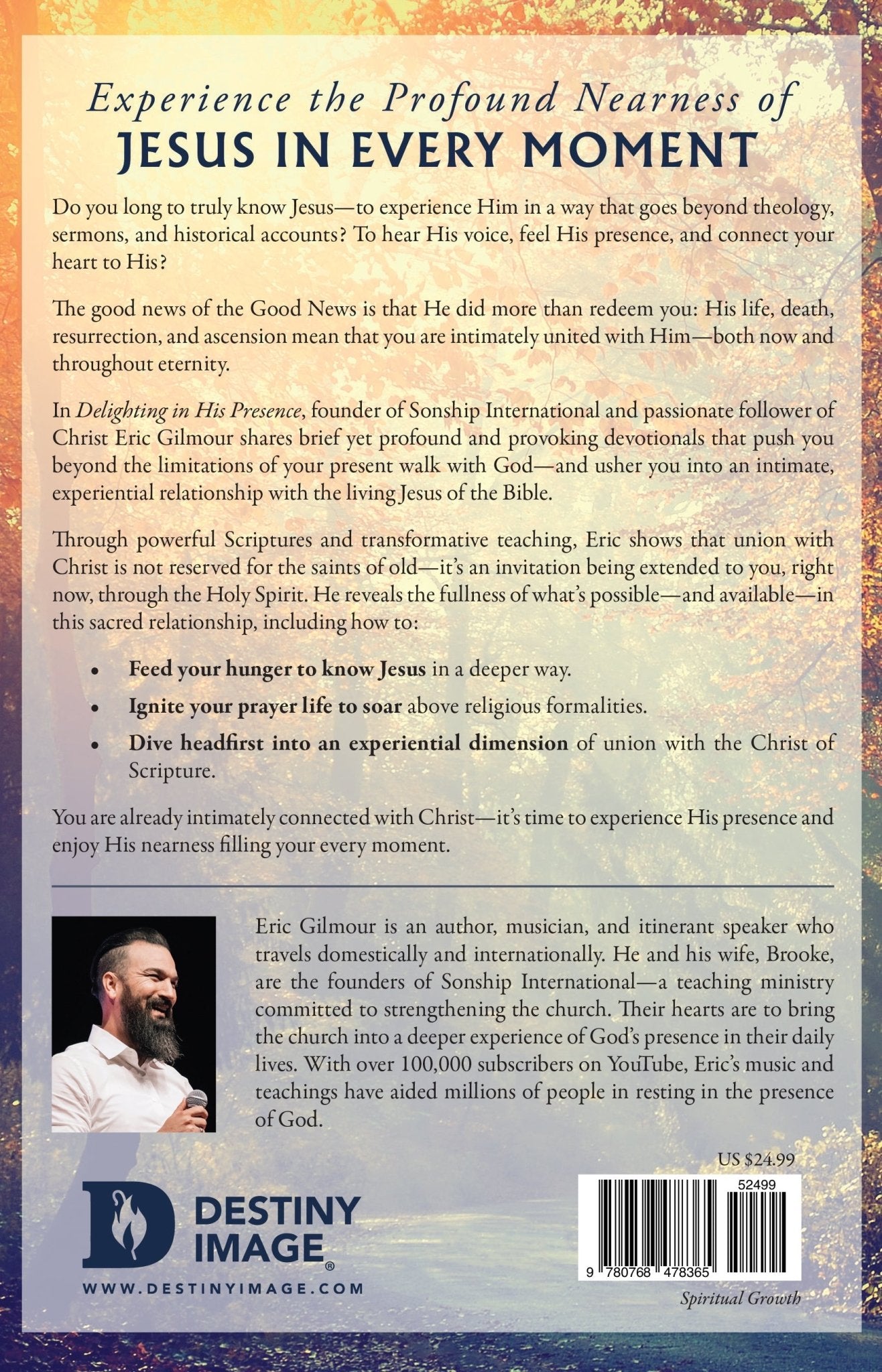 Delighting in His Presence: Daily Invitations to Encounter Jesus through Prayer and Scripture - August 2024 - Faith & Flame - Books and Gifts - Destiny Image - 9780768478365