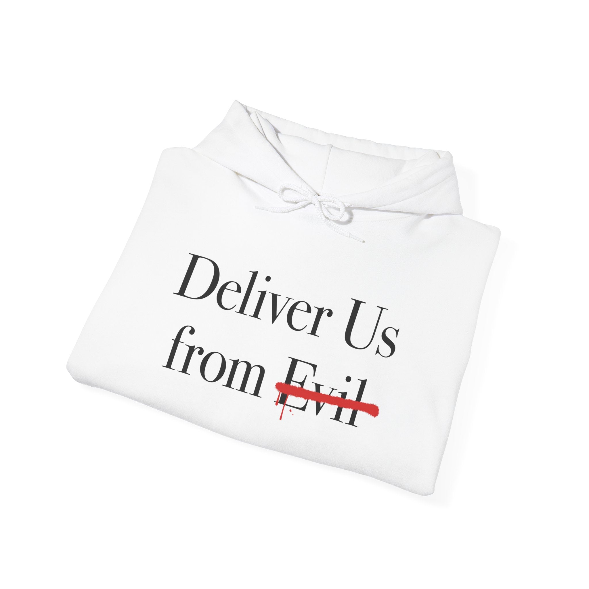 Deliver Us from Evil Hoodie - Faith & Flame - Books and Gifts - Faith & Flame - 