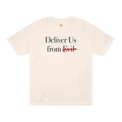 Deliver us From Evil T-Shirt - Faith & Flame - Books and Gifts - Faith & Flame - 