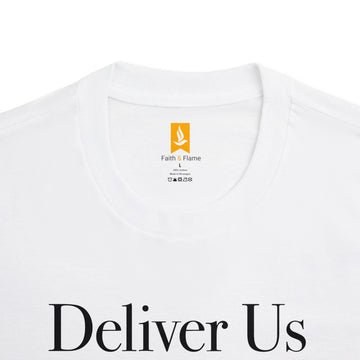 Deliver us From Evil T-Shirt - Faith & Flame - Books and Gifts - Faith & Flame - 