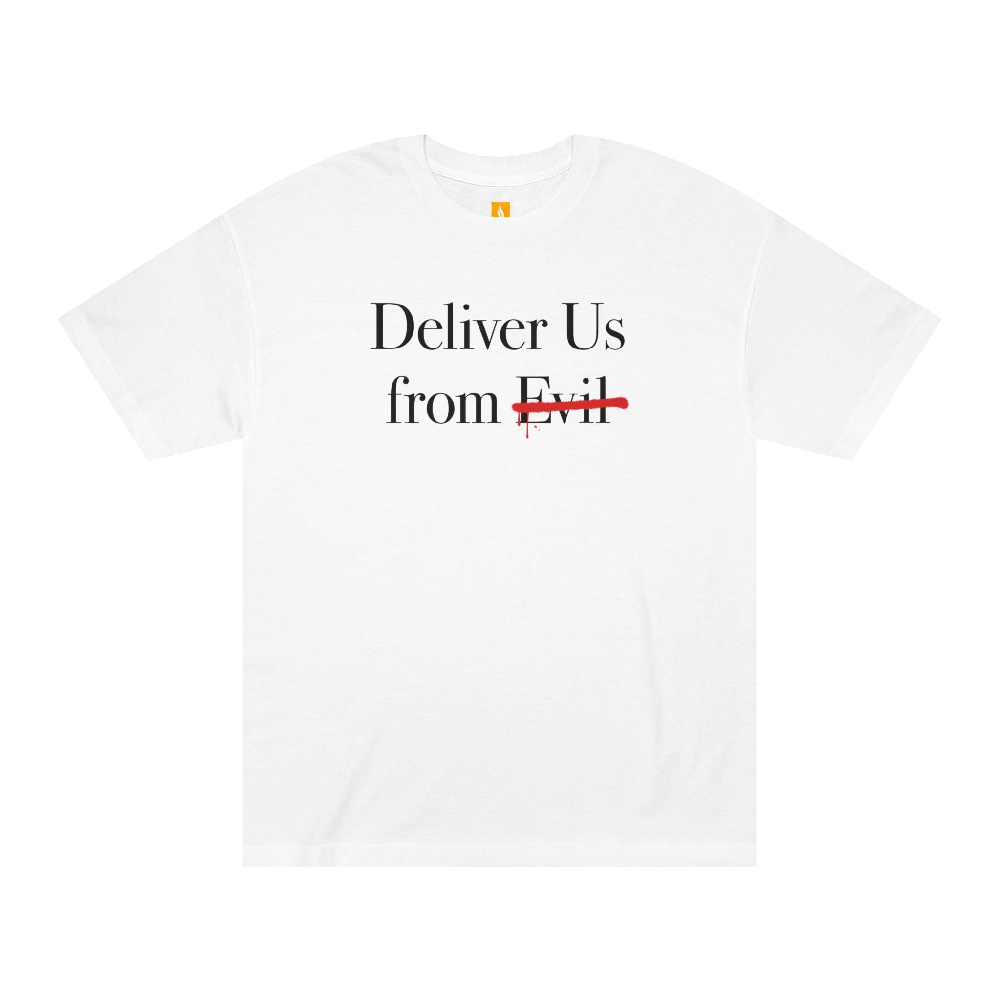 Deliver us From Evil T-Shirt - Faith & Flame - Books and Gifts - Faith & Flame - 