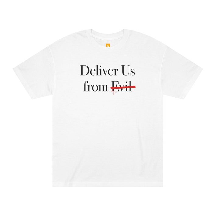Deliver us From Evil T-Shirt - Faith & Flame - Books and Gifts - Faith & Flame - 