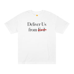 Deliver us From Evil T-Shirt - Faith & Flame - Books and Gifts - Faith & Flame - 