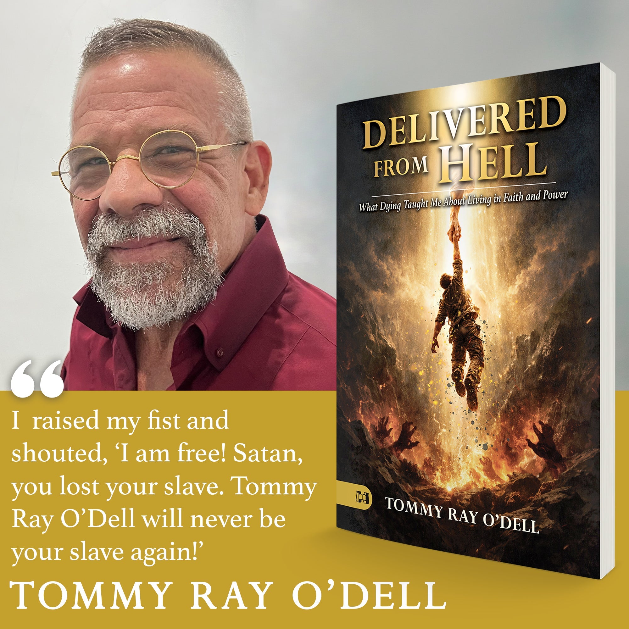 Delivered from Hell: What Dying Taught Me about Living in Faith and Power – June 2, 2026 - Faith & Flame - Books and Gifts - Harrison House - 9781667512662