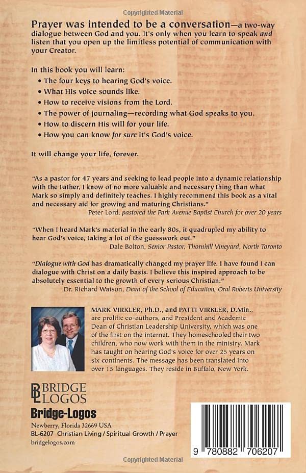 Dialogue With God - April 2001 - Faith & Flame - Books and Gifts - Bridge Logos - 9780882706207