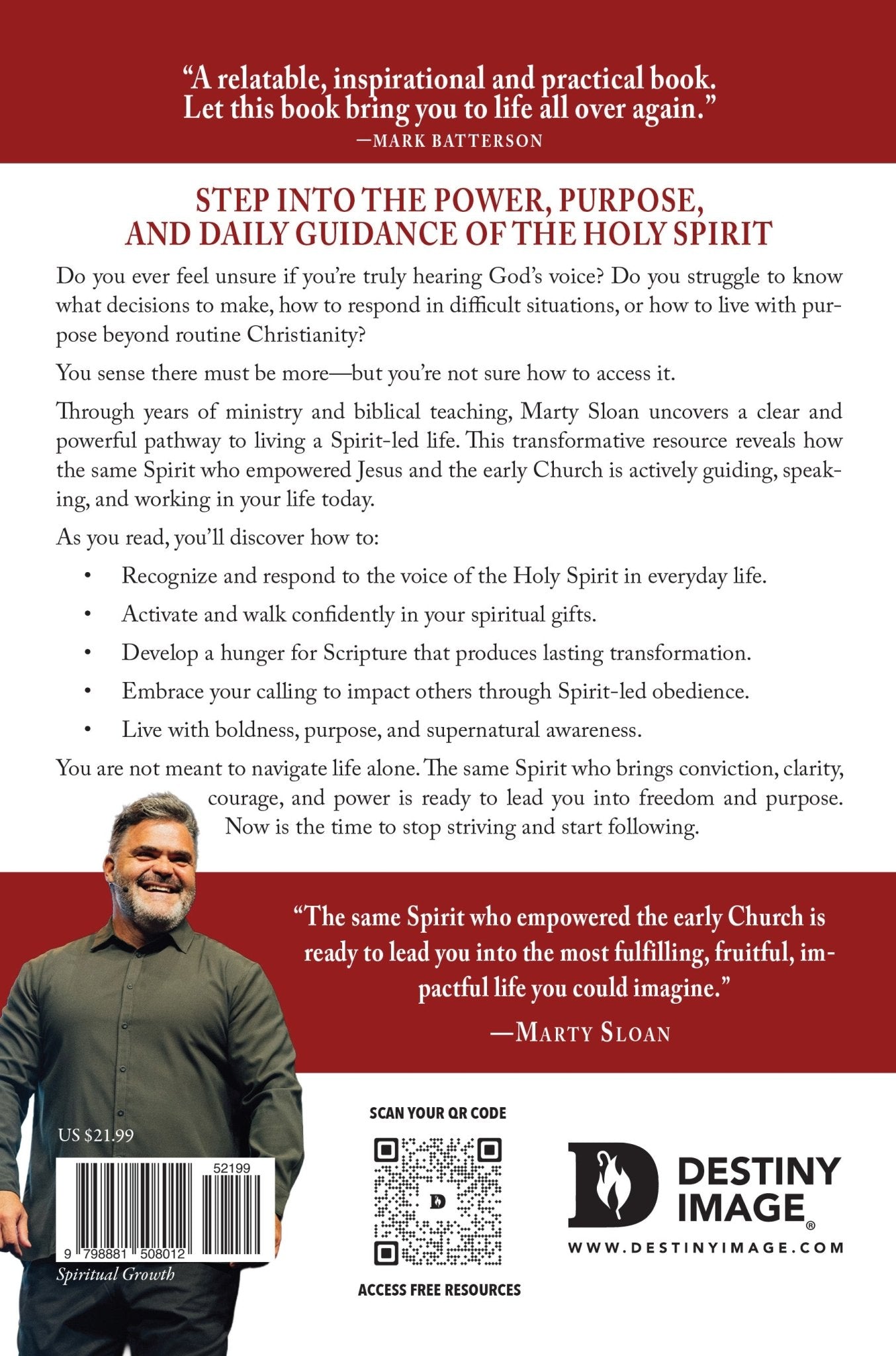 Empowered by the Holy Spirit - November 1, 2026 - Faith & Flame - Books and Gifts - Destiny Image - 9798881508012