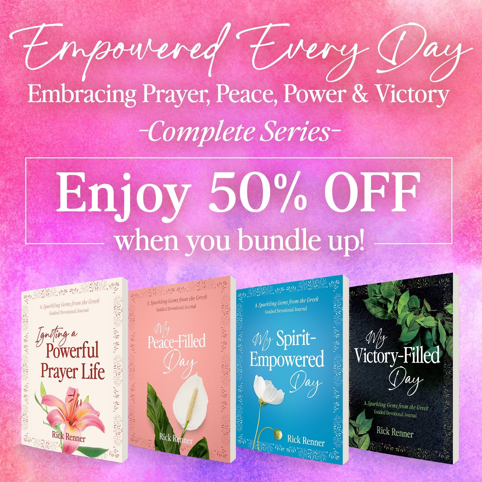 Empowered Every Day: Embracing Prayer, Peace, Power & Victory Complete Series - Faith & Flame - Books and Gifts - Faith & Flame - EEDRJB