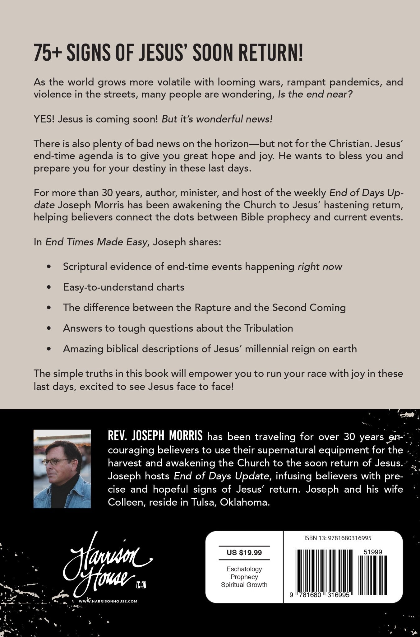 End Times Made Easy: There's No Bad News for the Christian! Paperback – June 21, 2022 - Faith & Flame - Books and Gifts - Harrison House - 9781680316995