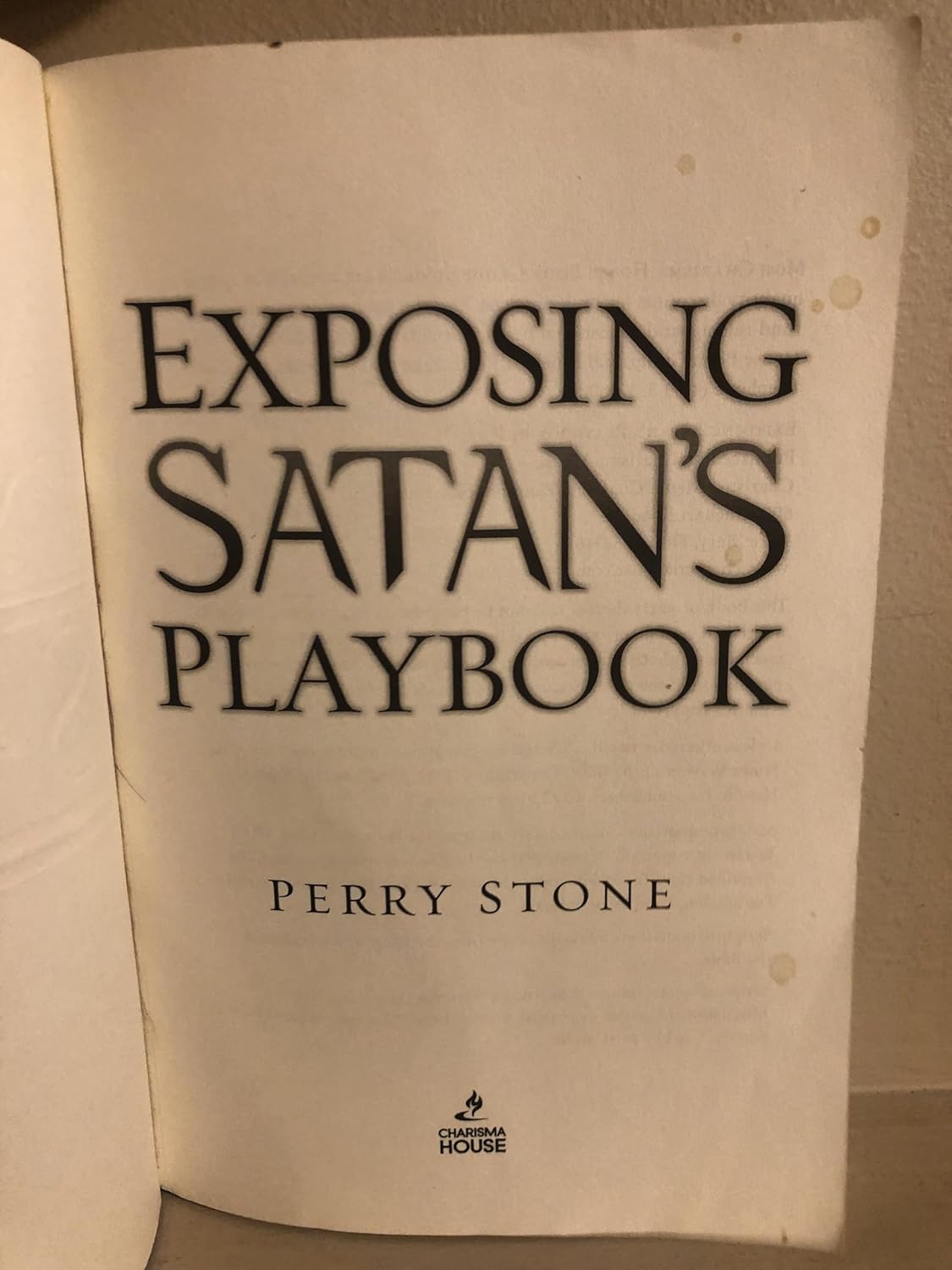 Exposing Satan's Playbook - October 2012 - Faith & Flame - Books and Gifts - Destiny Image - 9781616388683