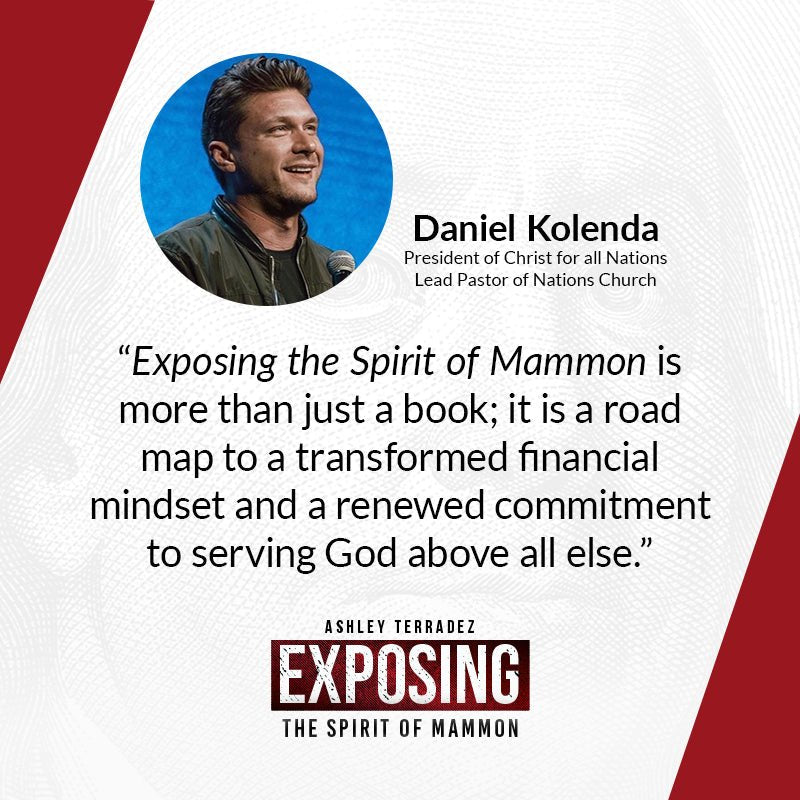 Exposing the Spirit of Mammon: Make God―Not Money―Your Master Paperback – July 2, 2024 - Faith & Flame - Books and Gifts - Harrison House - 9781667504186