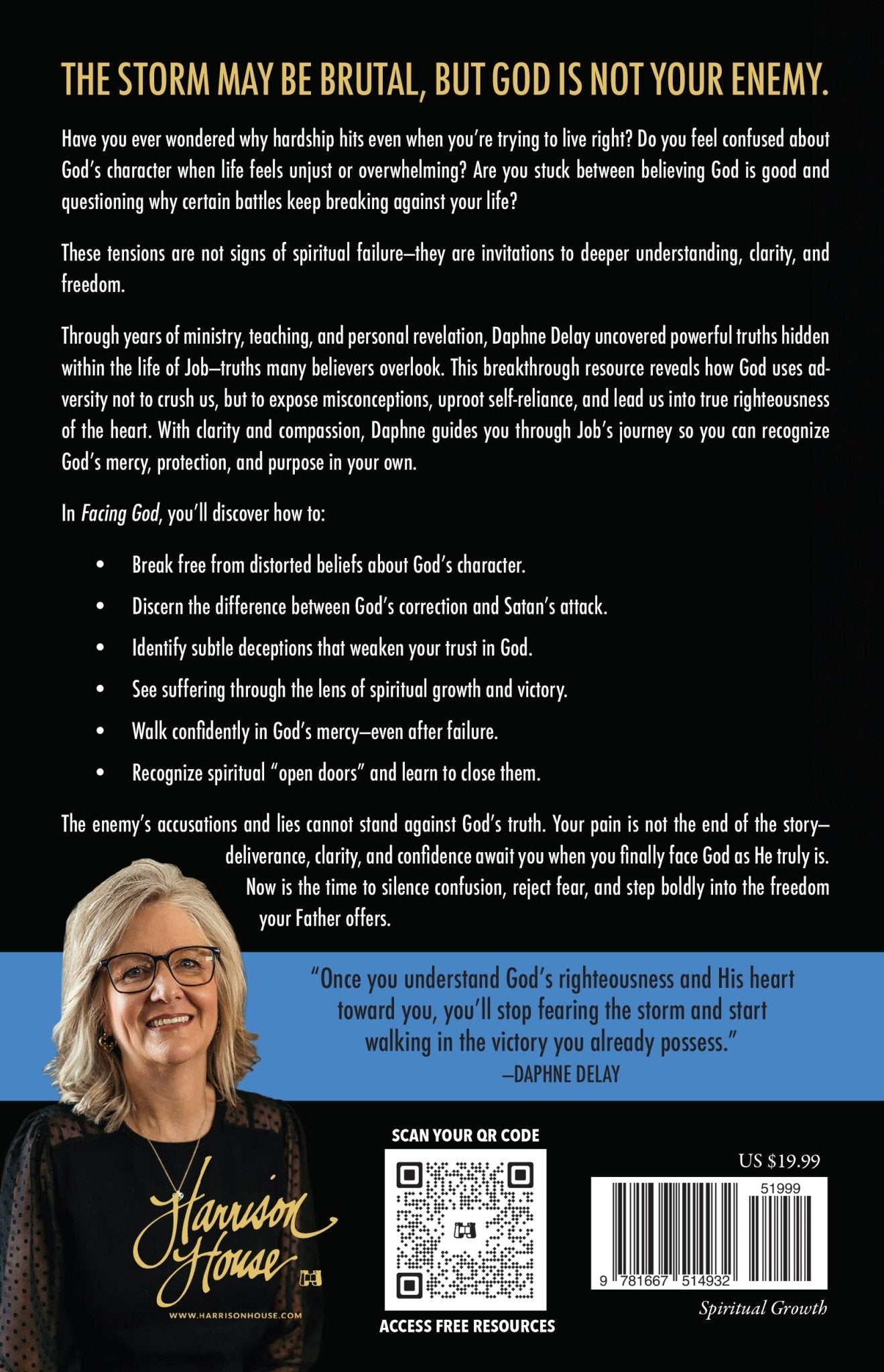 Facing God 10th Anniversary Expanded Edition: Unlocking the Truth of His Love and Mercy in the Life of Job Paperback – July 2026 - Faith & Flame - Books and Gifts - Harrison House - 9781667514932