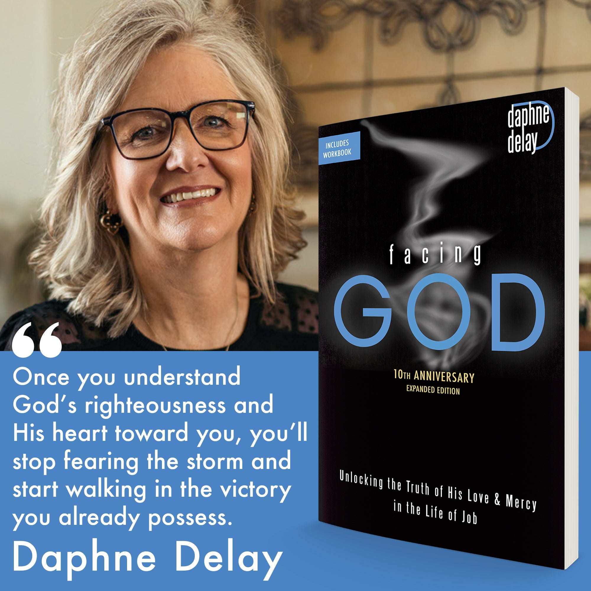 Facing God 10th Anniversary Expanded Edition: Unlocking the Truth of His Love and Mercy in the Life of Job Paperback – July 2026 - Faith & Flame - Books and Gifts - Harrison House - 9781667514932