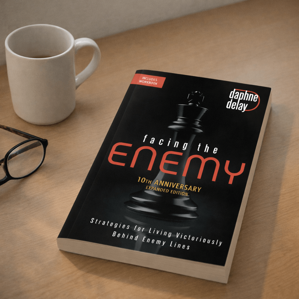 Facing the Enemy 10th Anniversary Expanded Edition: Strategies for Living Victoriously Behind Enemy Lines Paperback – July 2026 - Faith & Flame - Books and Gifts - Harrison House - 9781667514956