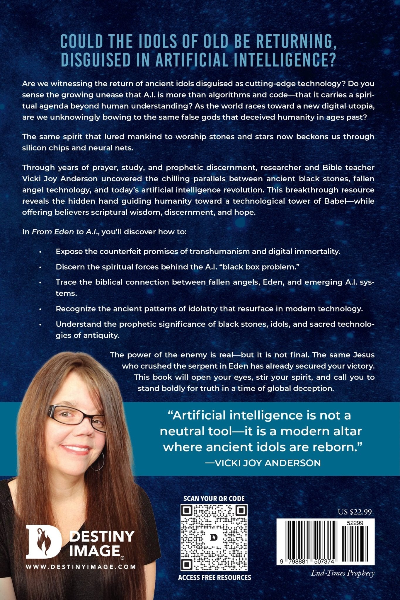 From Eden to AI: How Fallen Angels and Ancient Idolatry Are Ensnaring Humanity Through Modern Technology – June 2, 2026 - Faith & Flame - Books and Gifts - Destiny Image - 9798881507374